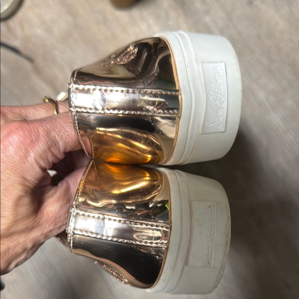 Sam Edelman Metallic Sequin Slip-On Sneakers - Picture 4 of 7